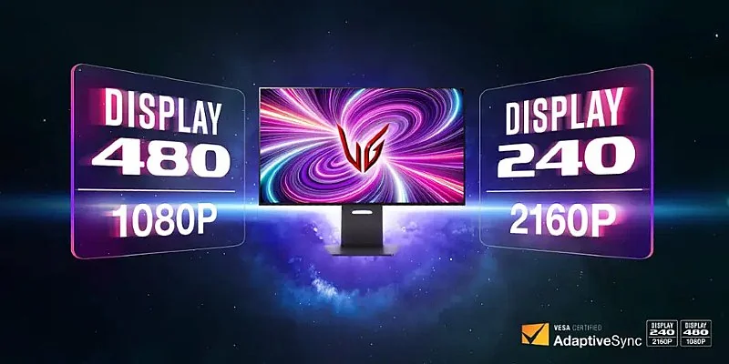 OLED 4K panel on the LG UltraGear