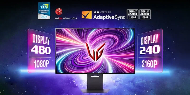 OLED 4K panel on the LG UltraGear Dual-Mode
