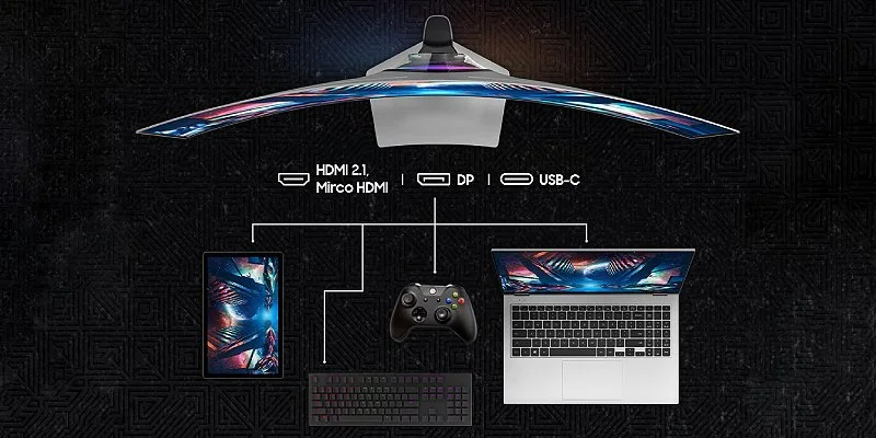 Multitasking on an ultra-wide screen