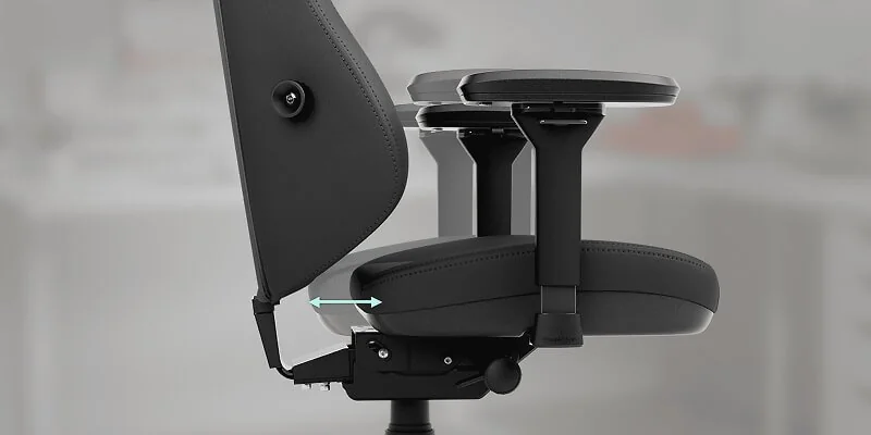 Adjustable headrest of the ATMOSHELL