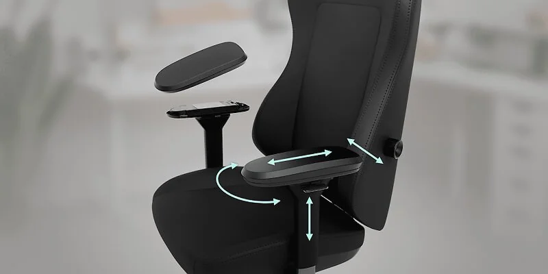 Full view of the Noblechairs AURA ATMOSHELL chair
