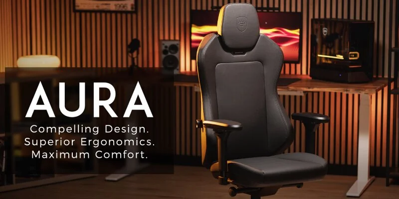 Noblechairs AURA ATMOSHELL black gaming chair