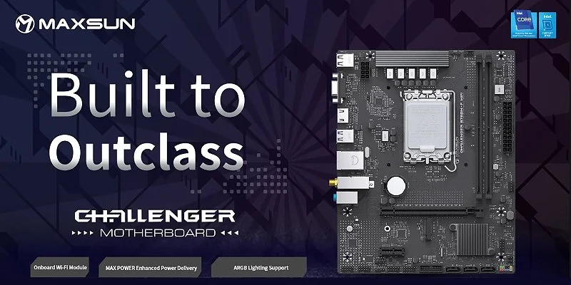 MAXSUN Challenger B760M-F WiFi motherboard