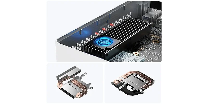 Tool-free top cover opening on the NAB6 Lite