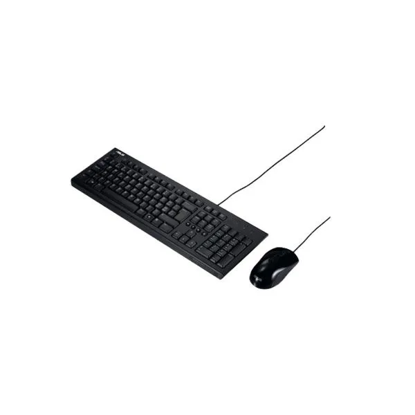 Asus U2000 Wired Keyboard + Mouse чёрный