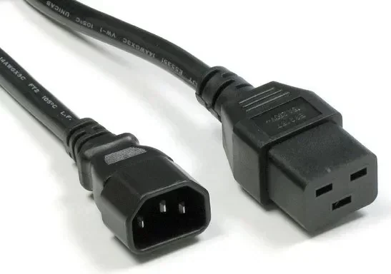 כבל מתח C14 to C19 3x1.5 1.8M