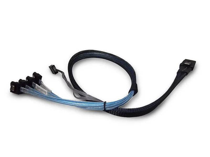 Mini SAS SFF-8087 Straight to 4 SATA W/SB 60CM