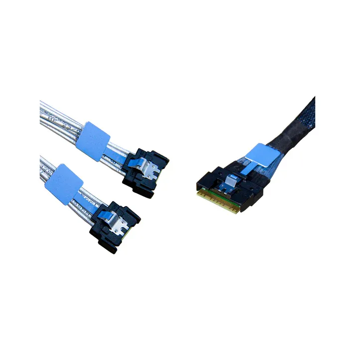 MCIO SFF-8654 x8 to 2x MCIO x4 SFF-TA-1016