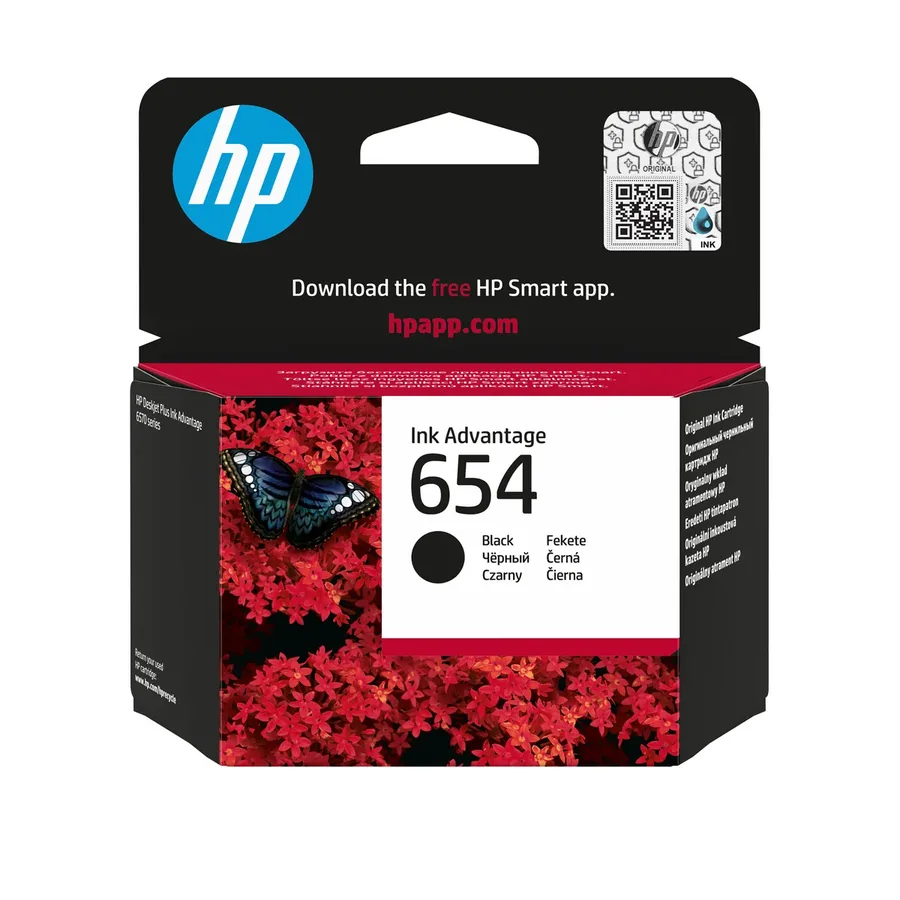 HP 654 чёрный