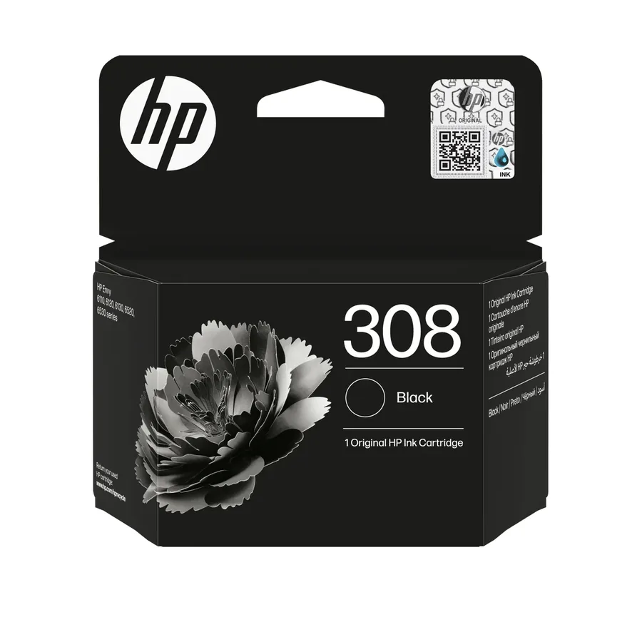 HP 308 שחור
