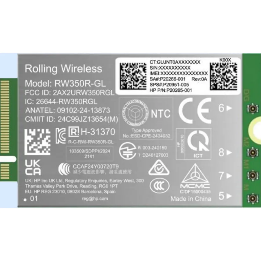HP 4G LTE-AP WWAN (Cat 19)