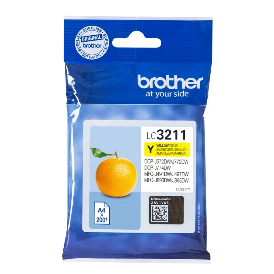 Brother LC-3211Y J5720 желтый