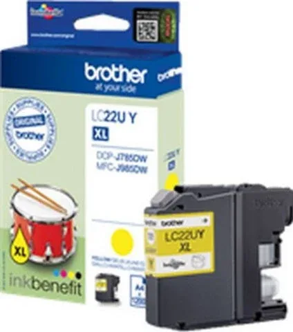 Brother LC-22UY MFC-J985 yellow