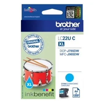 Brother LC-22UC MFC-J985 ציאן