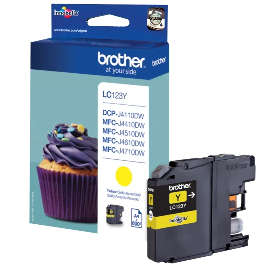 Brother LC-123Y MFC-J4410 желтый