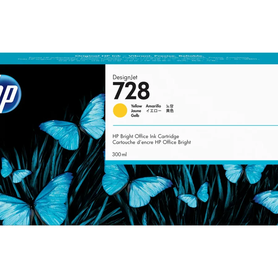 HP 728 T-730 300ml желтый