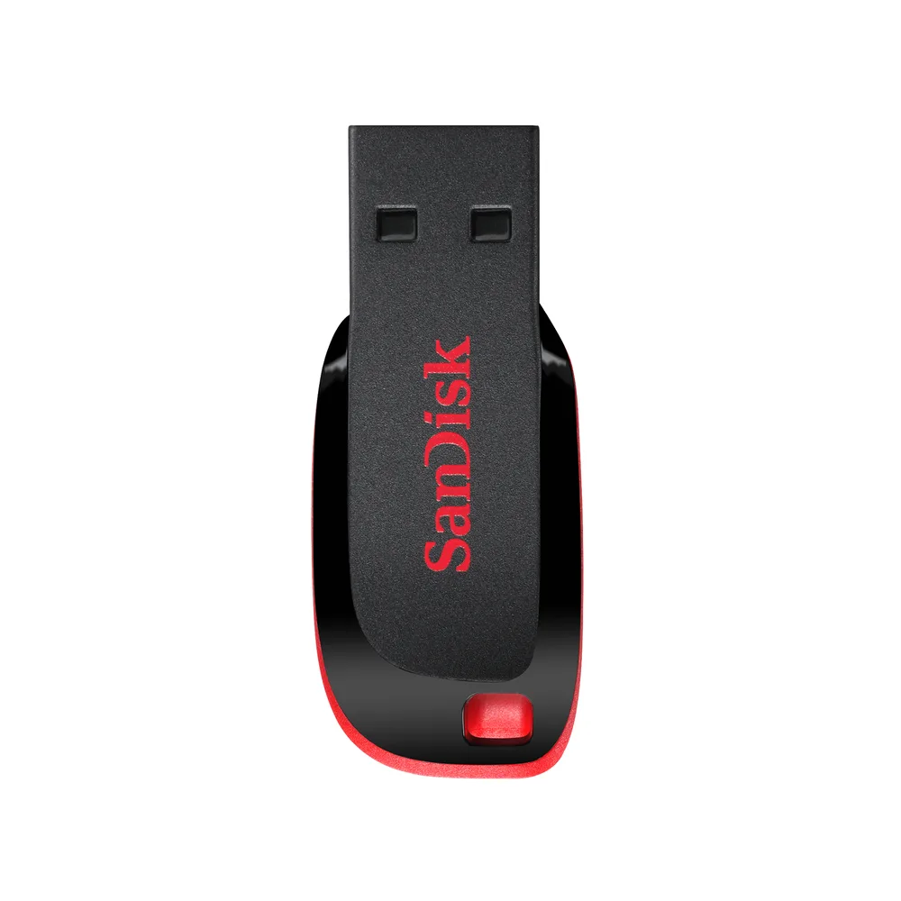 זיכרון נייד Sandisk Cruzer Blade 32GB שחור-אדום – פרטים נוספים