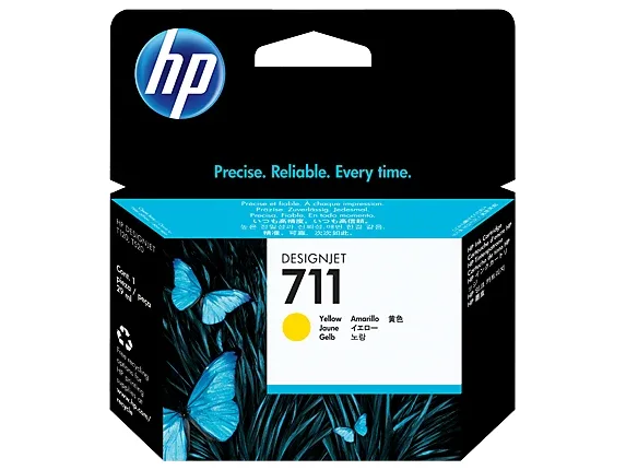 HP 711 T-520/T-120 צהוב