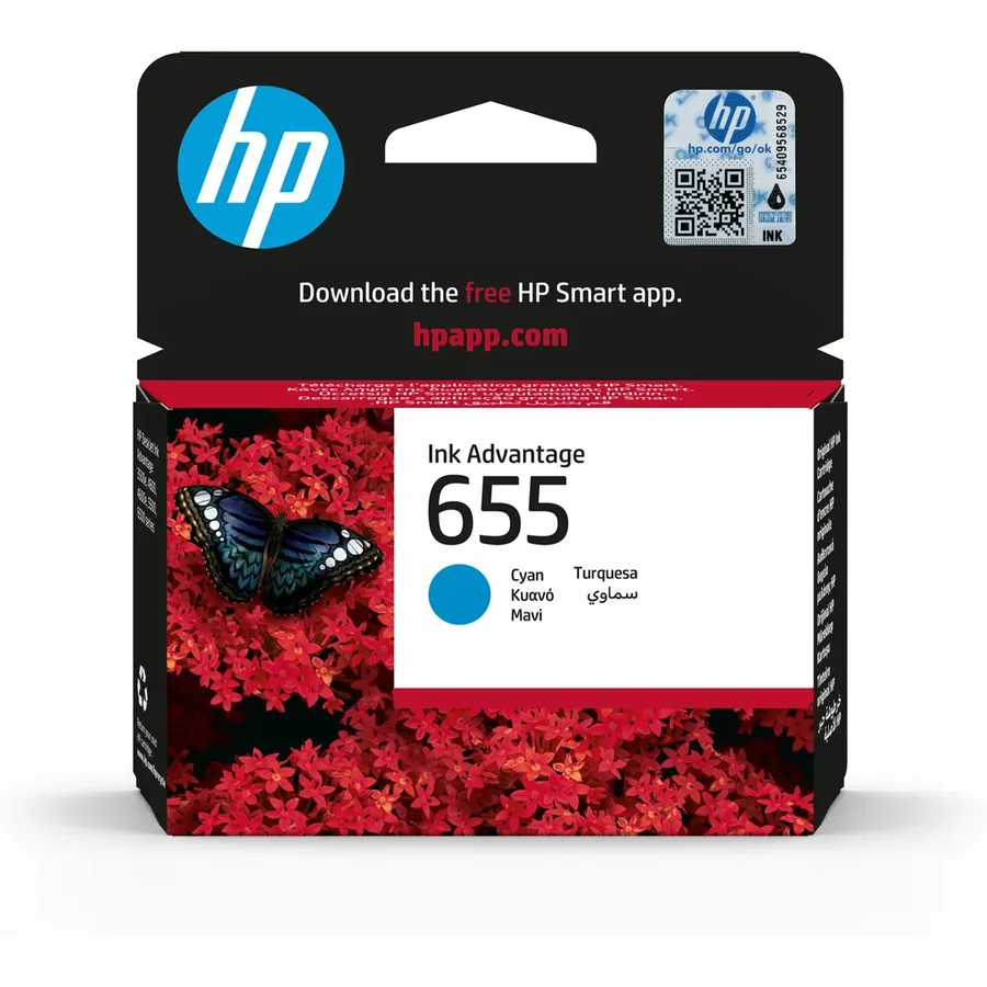 HP 655 4615/4625 ציאן