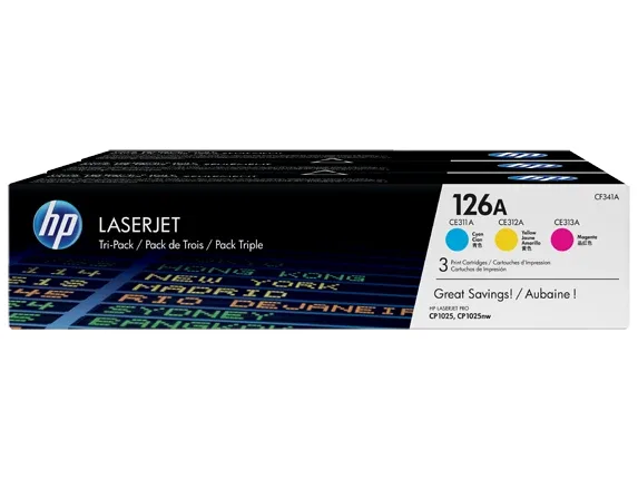 HP 126A CE311-3 Toner Pack