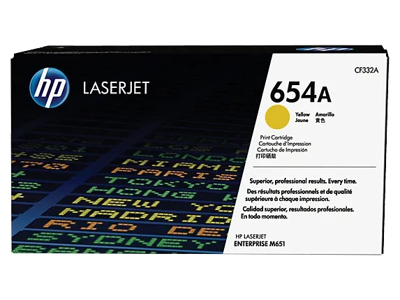 HP 654A M651 yellow