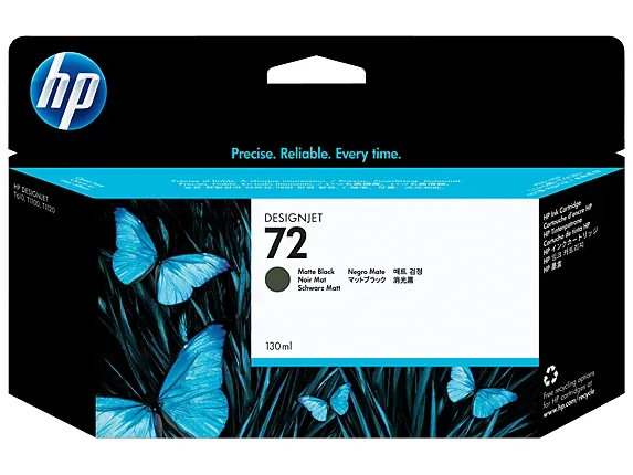 HP 72 130ml שחור מט