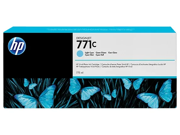 HP 771C Z6200 775ml ציאן בהיר