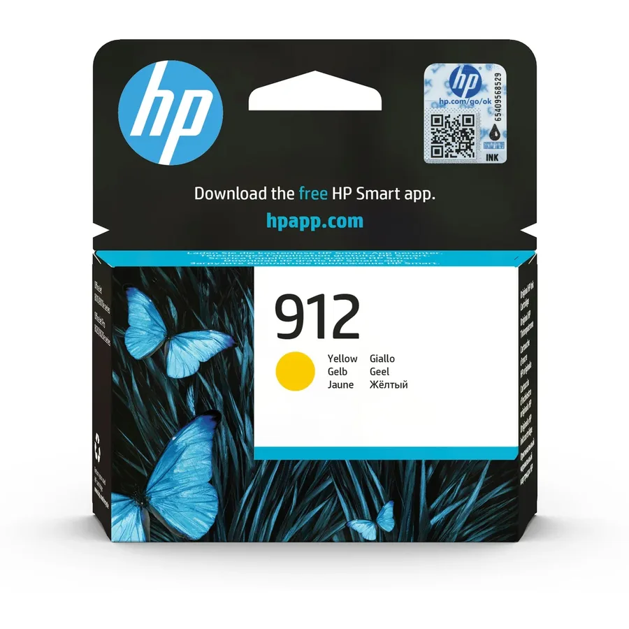 HP 912 OJ Pro 8023 צהוב