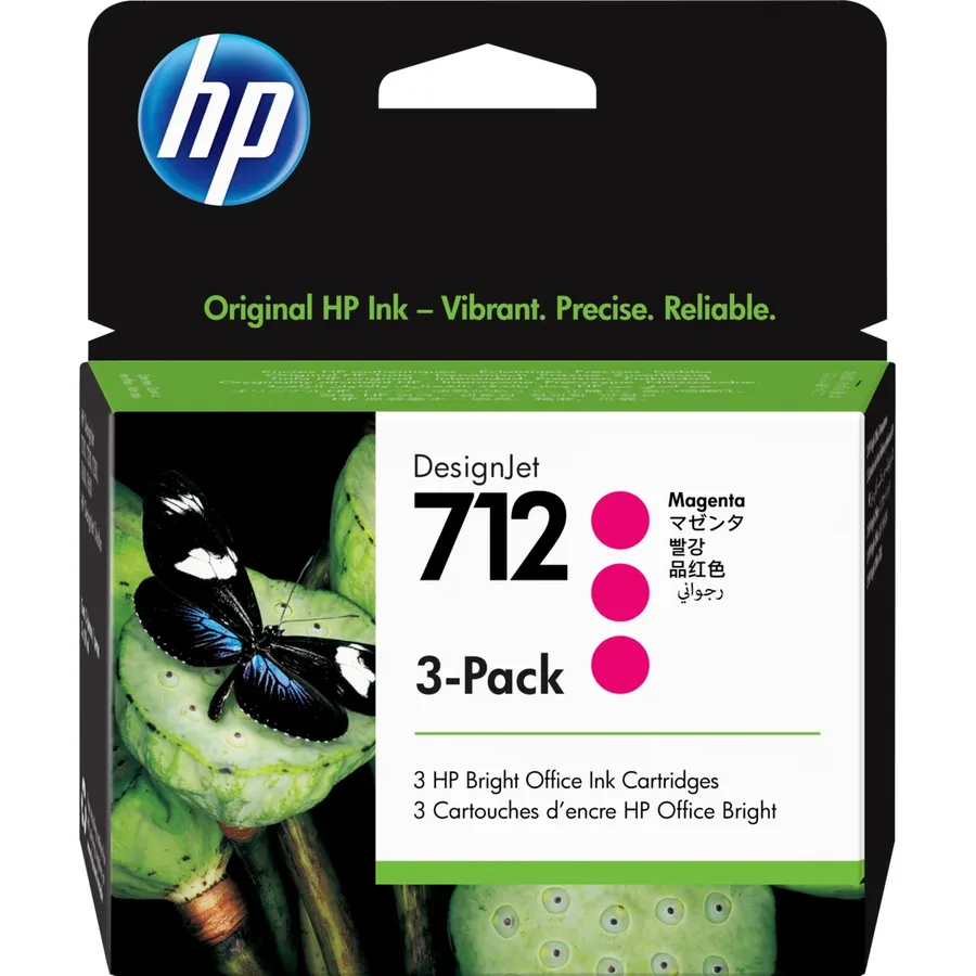 HP 712 29ml 3-Pack מגנטה