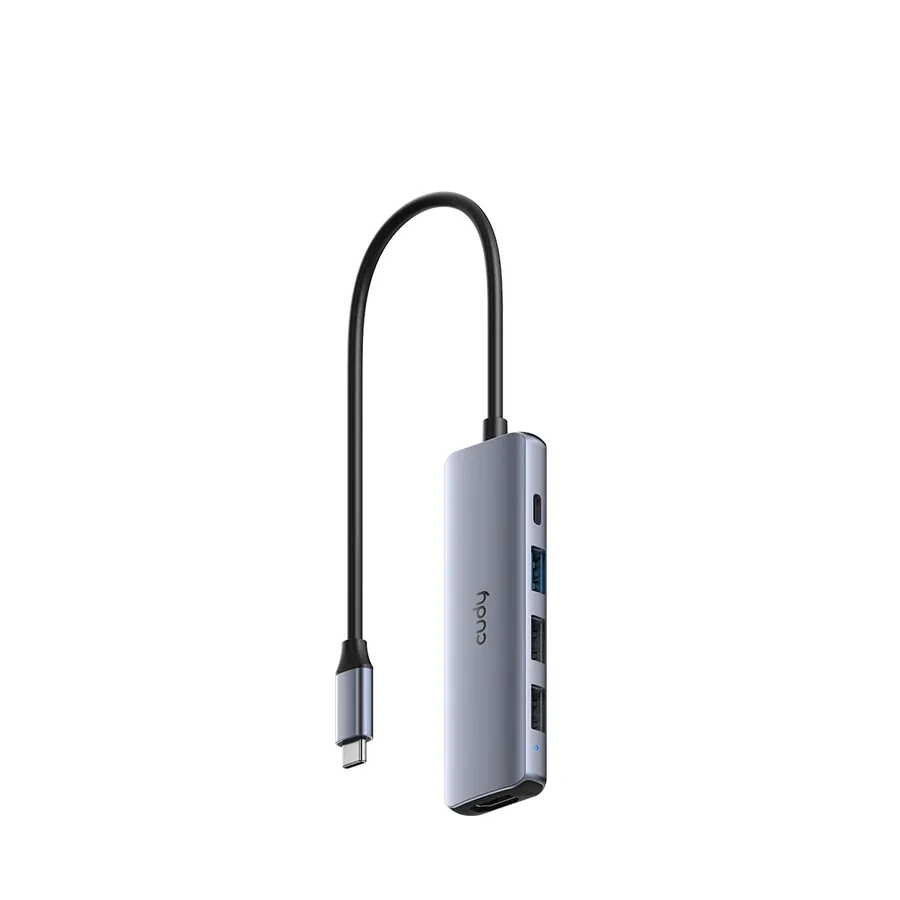 CUDY UH405 5-in-1 USB-C Hub HDMI 4K