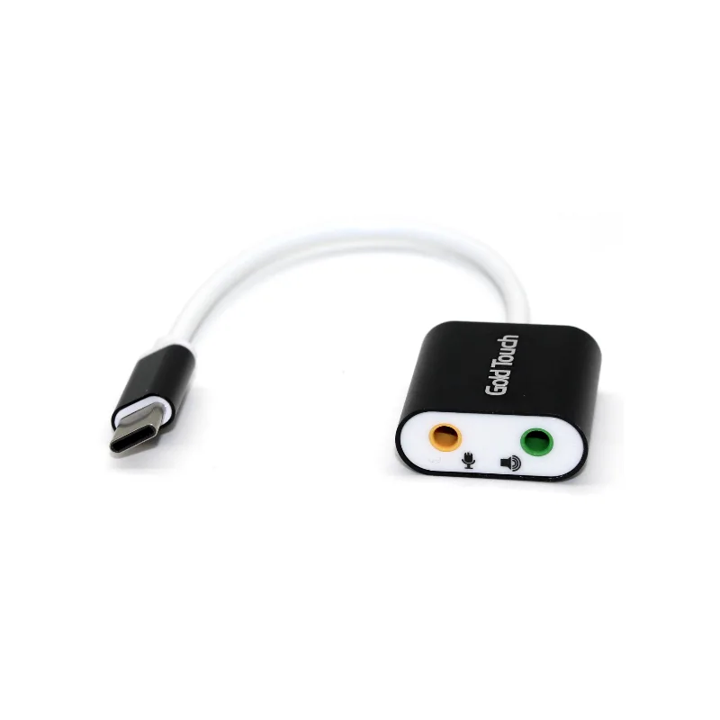 Gold Touch USB Type C to Audio Adapter