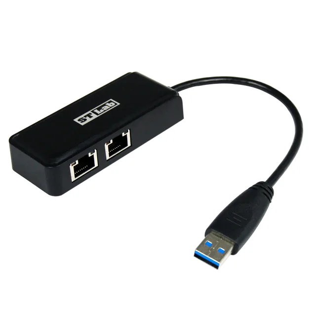 St-Lab USB 3.0 Dual Port Ethernet Cable