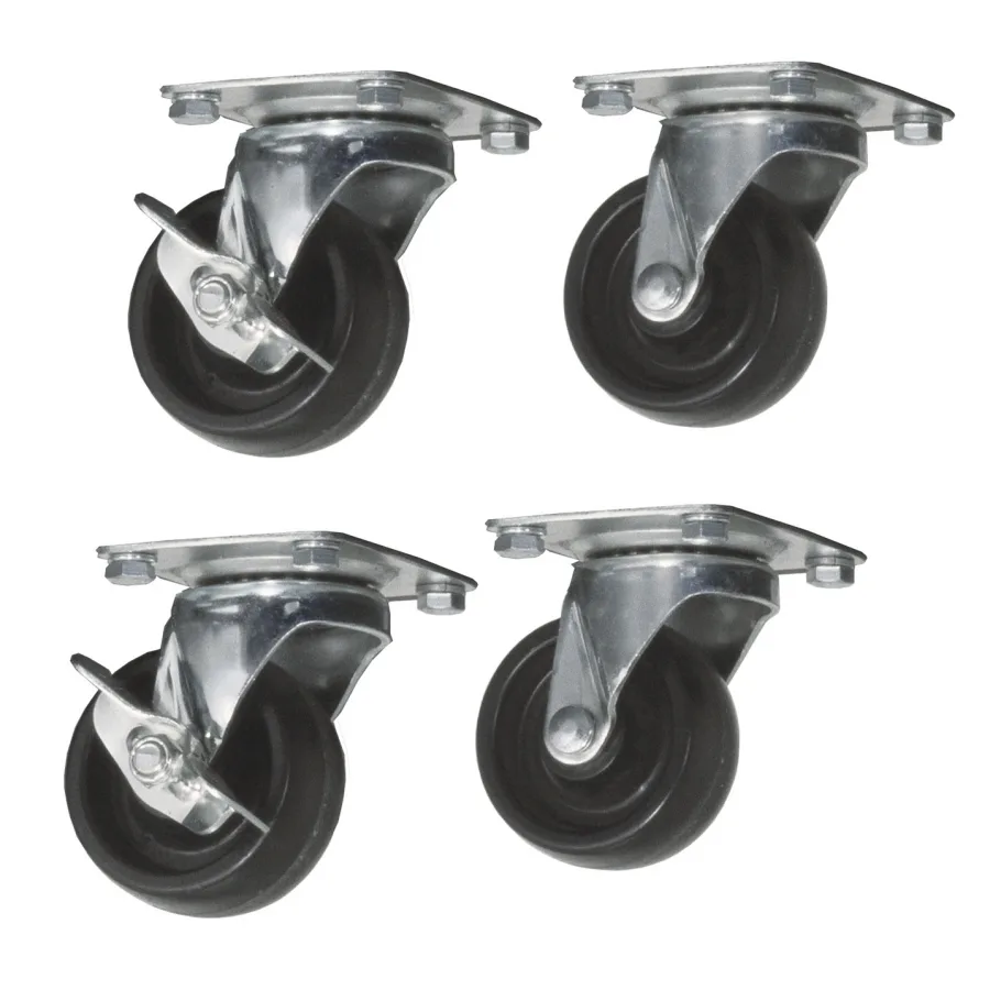 Luggar Castors Set for Floor Rack Cabinet