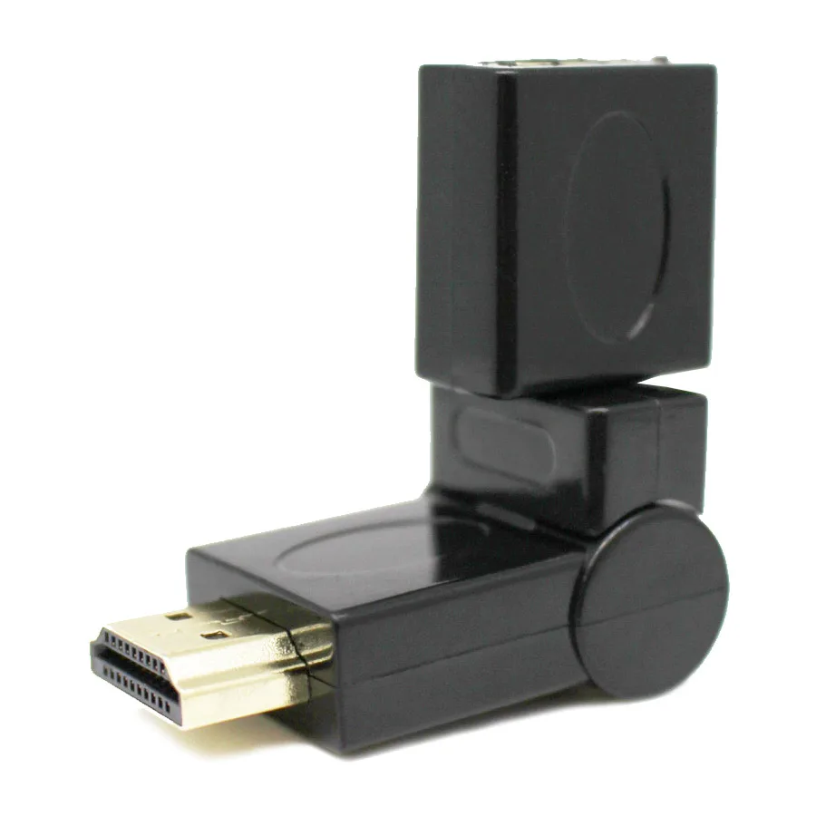 Gold Touch HDMI Adapter 270 Degree