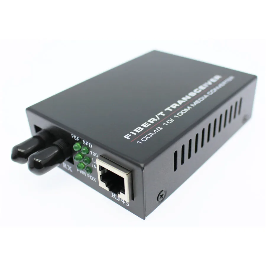 Luggar Duplex Media Converter ST Multimode