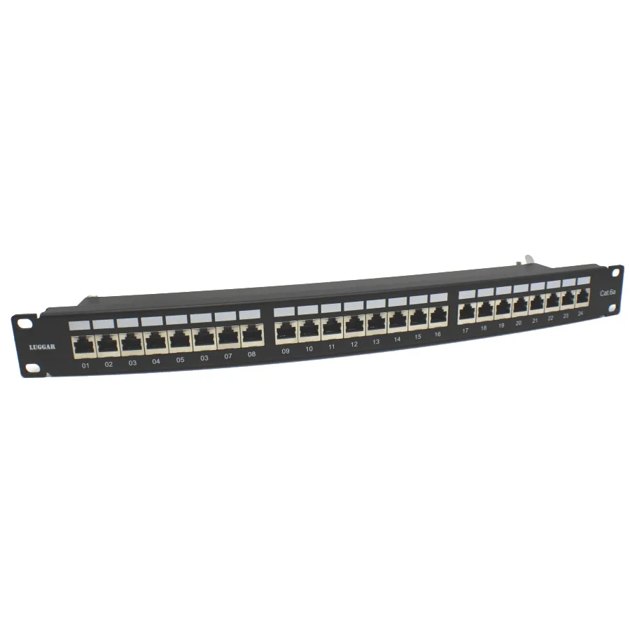 Luggar Patch Panel CAT6A STP 24 Ports