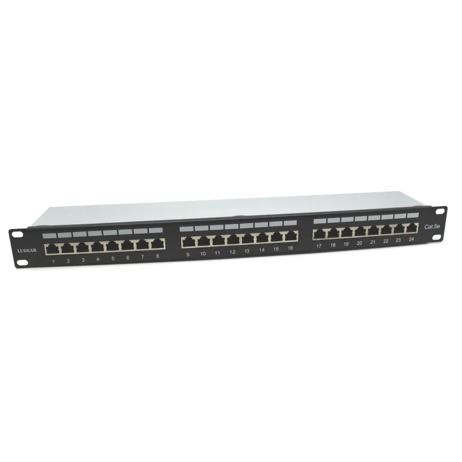Luggar Patch Panel CAT5e 24 Ports STP