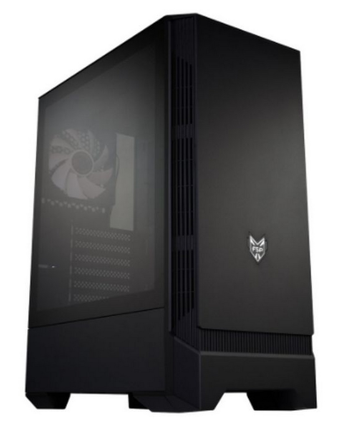 מארז FSP CMT260 ATX Mid Tower צבע שחור