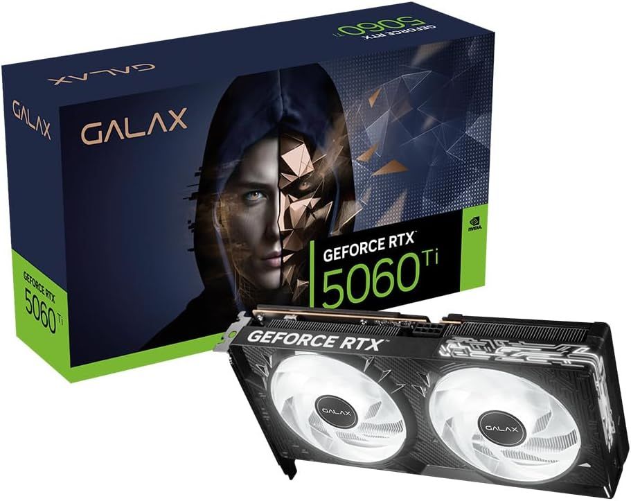 ВидеоКарта Galax GeForce RTX 5060 Ti 1-Click OC 8GB 56ISN8MDCPCT