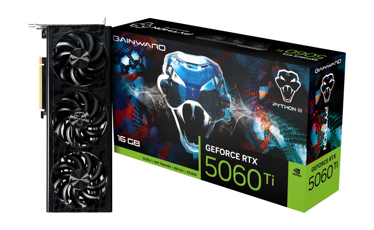 Video Card Gainward GeForce RTX™ 5060 Ti Python III 16GB NE7506T019T1-GB2061T