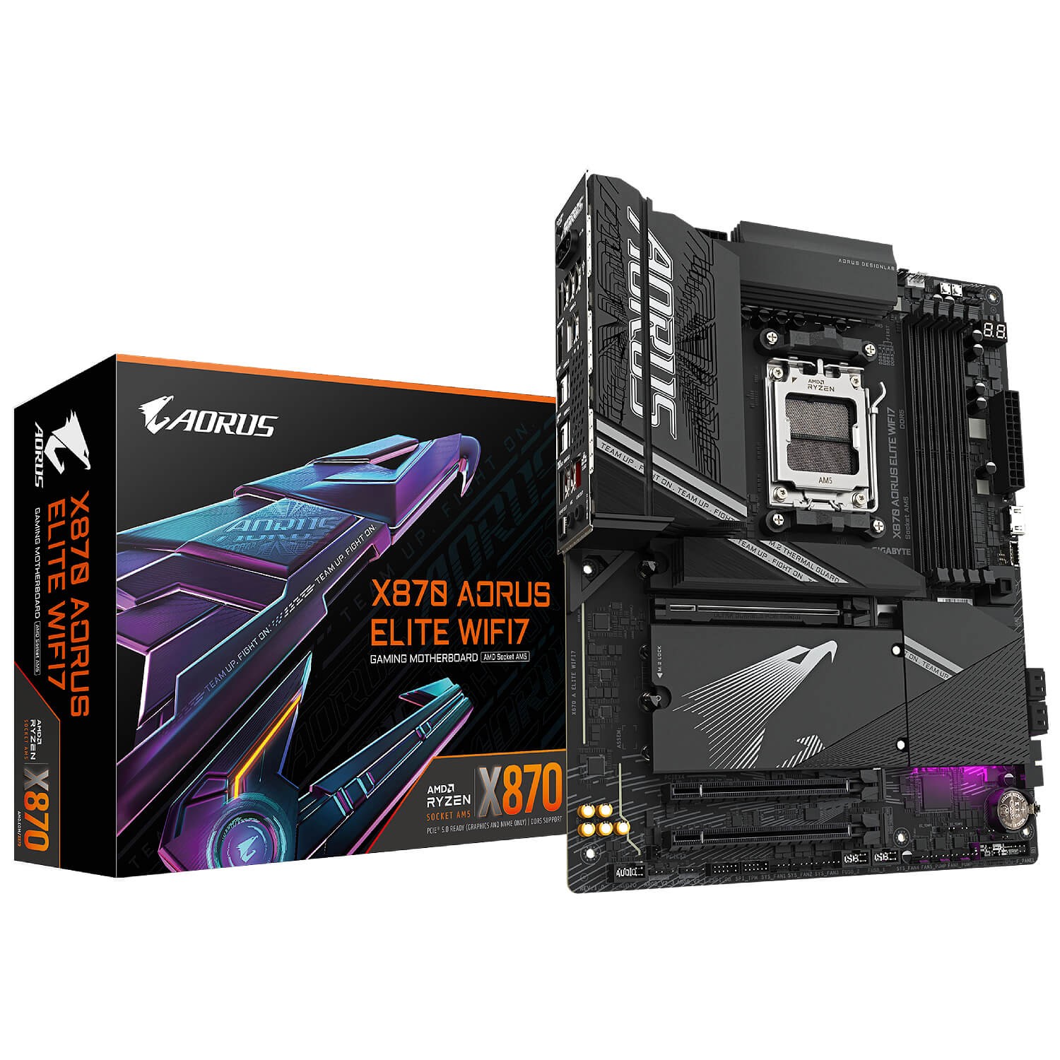 לוח אם Gigabyte X870 AORUS ELITE WIFI7 DDR5 AM5