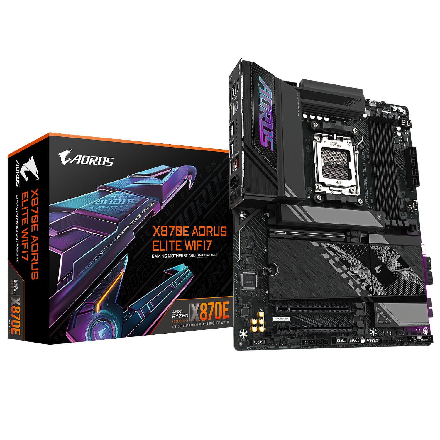 לוח אם Gigabyte X870E AORUS ELITE WiFi7 DDR5 AM5