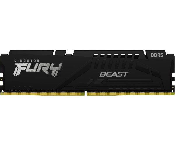 זיכרון לנייח DRAM Kingston Fury Beast KF560C30BBE-32 32GB DDR5 6000Mhz CL30 1.4V צבע שחור