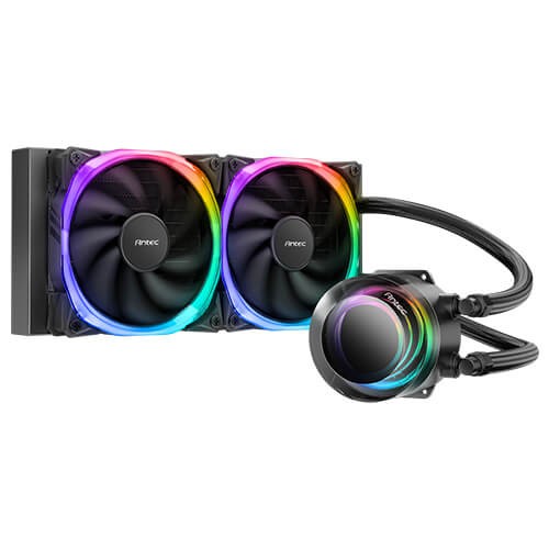 קירור נוזלי Antec VORTEX 240 ARGB 240mm צבע שחור