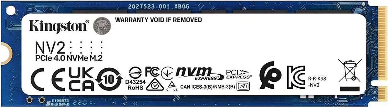 SSD Диск Kingston SNV2S/500G M.2 2280 500GB PCIe Gen4x4